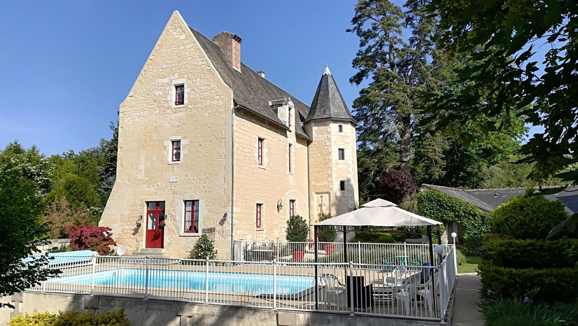 Chinon Manoir De L'Abbaye Bed and Breakfast Seuilly Buitenkant foto